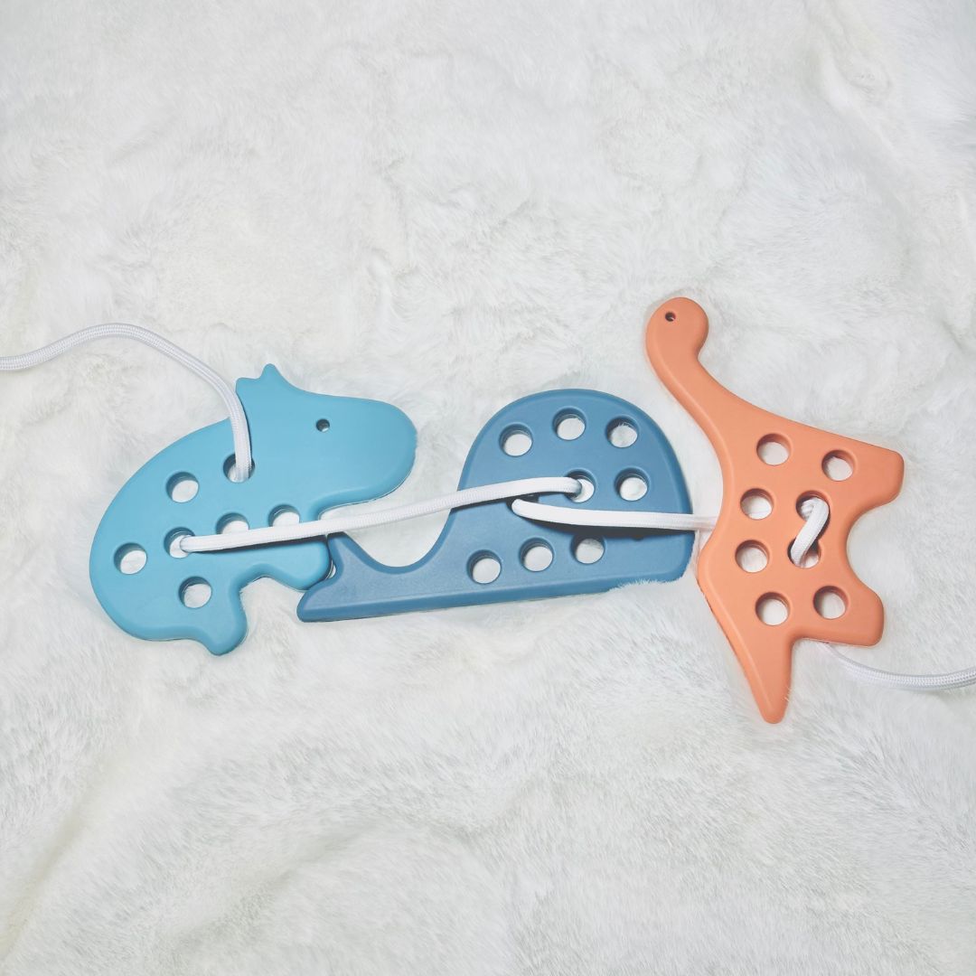 Silicone lacing animals 1-2 year