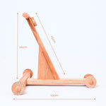 B4brain traditional scientific wooden push Walker Toys for kids
