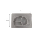Silicone Rabbit Finger Eating Plate For Baby | Baby Self Feeding Essentials - B4brain