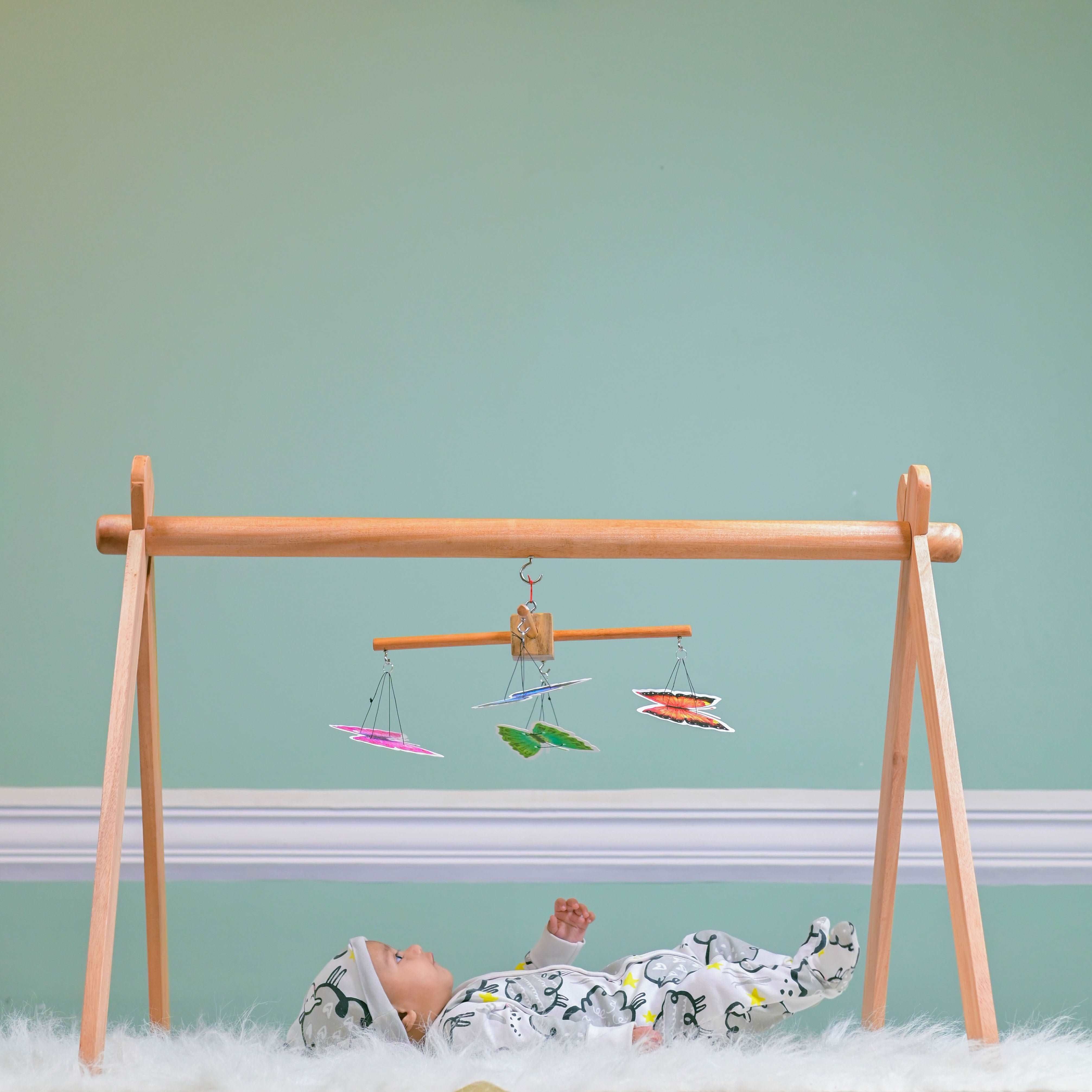 Activity Gym +3 Mobiles with Hanger For Newborn Baby