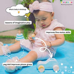 Wooden Car with Peg Doll Toy | Brain Development Toys For Babies