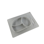 Silicone Rabbit Finger Eating Plate For Baby | Baby Self Feeding Essentials - B4brain