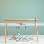 Give your newborn the gift of giggles and development with this charming baby play gym! Three enchanting mobiles featuring cuddly animals, crinkly textures, and colorful shapes dance overhead, captivating tiny minds and encouraging early hand-eye coordination. The soft, padded play mat provides a safe and inviting space for tummy time and exploration, while the sturdy frame offers a sense of security. This essential playtime companion grows with your baby,