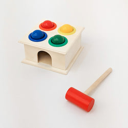 HAMMER TOY WITH COLOUR BALLS FOR BABIES 0-2 YEAR FOR BRAIN DEVELOPMENT DESIGNED BY EXPERTS