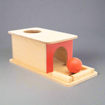 Object Permanence Box + Ball  For babies