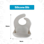 SILICON FEEDING SET - GREY