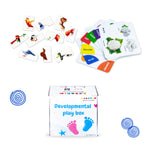 B4BRAIN BIRDS TWO PUZZLE CARDS & RAINBOW COLORED FLASH CARDS FOR BRAIN BOOSTERS & NON TEARABLE FLASHCARD SET |0-3 YEARS| EARLY LEARNING MONTESSORI