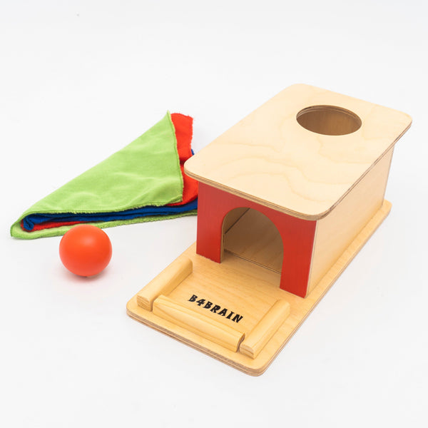 Object Permanence Box + Ball +Magic colour cloths For babies 0-1 year for brain development designed by Experts