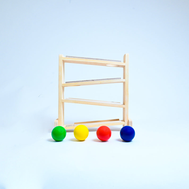 Wooden Ball tracker  For babies 1-2 year for brain development designed by Experts