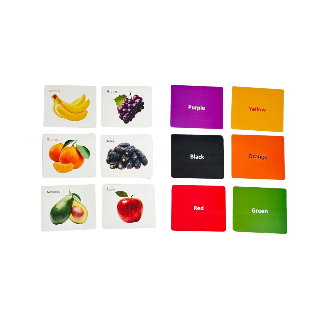 FRUIT CARDS AND COLOUR CARDS