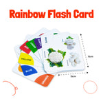 B4BRAIN ADL CARDS,FACE CARDS & Rainbow coloured flashcard FOR BRAIN BOOSTERS & NON TEARABLE FLASHCARD SET |0-3 YEARS| EARLY LEARNING MONTESSORI EDUCATION TOY FOR INFANT & TODDLERS |LAMINATED |WATERPROOF|GIFT SET