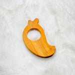 Neem Wooden Fruit Teether (mango) 0-1 year