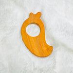 Neem Wooden Fruit Teether (mango) 0-1 year