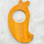 Neem Wooden Fruit Teether (mango) 0-1 year