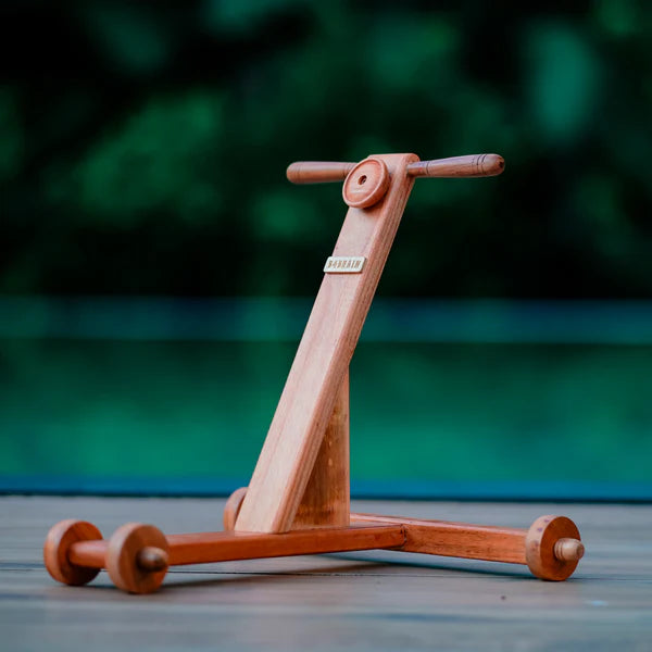 Wooden push shop walker baby