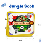 B4BRAIN NEWBORN BABY BOOK& BOARD BOOK IN THE JUNGLE-ENGLISH