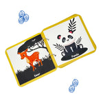 B4BRAIN NEWBORN BABY BOOK& BOARD BOOK IN THE JUNGLE-ENGLISH