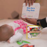 B4BRAIN NEWBORN BABY BOOK& BOARD BOOK IN THE JUNGLE-ENGLISH