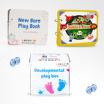 B4BRAIN NEWBORN BABY BOOK& BOARD BOOK IN THE JUNGLE-ENGLISH