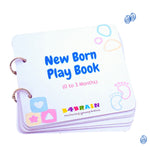 B4BRAIN NEWBORN BABY BOOK& BOARD BOOK IN THE JUNGLE-ENGLISH