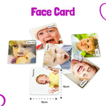 B4BRAIN MY FIRST FLASHCARDS FOR EARLY LEARNING AND EDUCATION-FRUIT AND COLOR CARDS ,NEWBORN FLASHCARDS & FACE CARD PACK OF 3