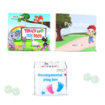 B4BRAIN TOUCH AND FEEL BOOK& PEEKABOO BOARD BOOK-ENGLISH