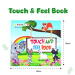 B4BRAIN TOUCH AND FEEL BOOK& PEEKABOO BOARD BOOK-ENGLISH