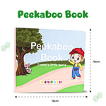 B4BRAIN TOUCH AND FEEL BOOK& PEEKABOO BOARD BOOK-ENGLISH