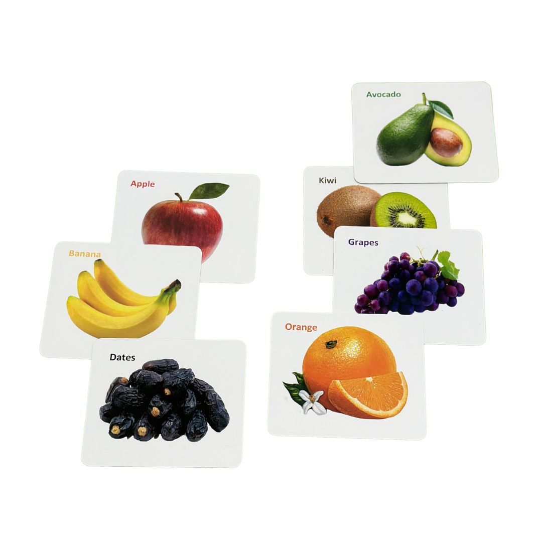 Fruit and Colour Cards for 4-6 months - B4brain