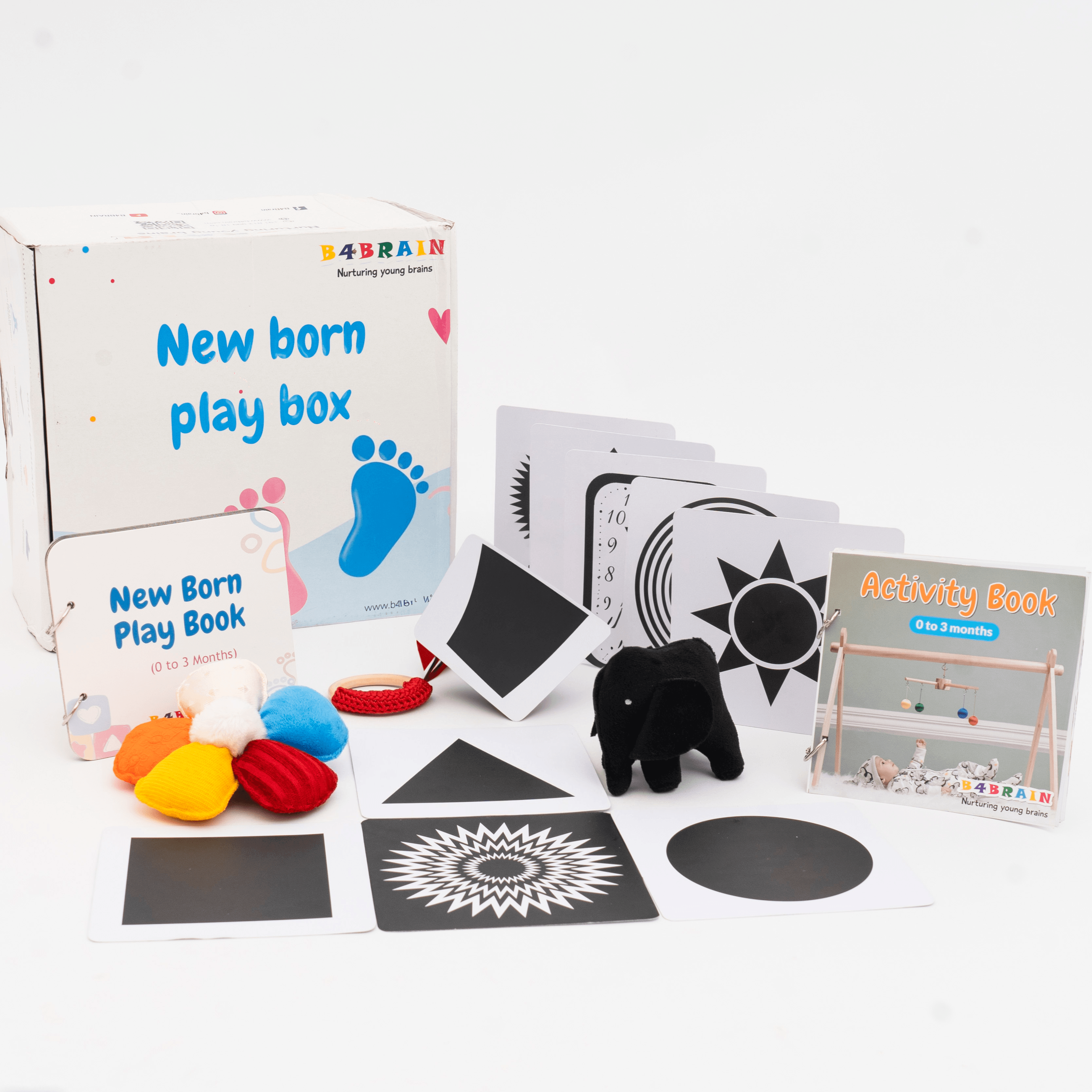 NewBorn PlayBox 0-3 Months (Basic) Babies - B4brain