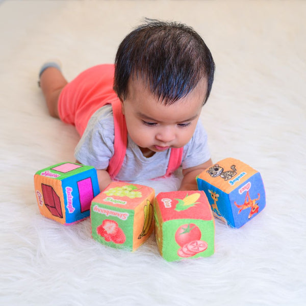 Soft blocks For babies 0-1 year for brain development designed by Experts