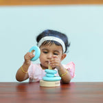 Wooden Stacker 0-1 year - B4brain