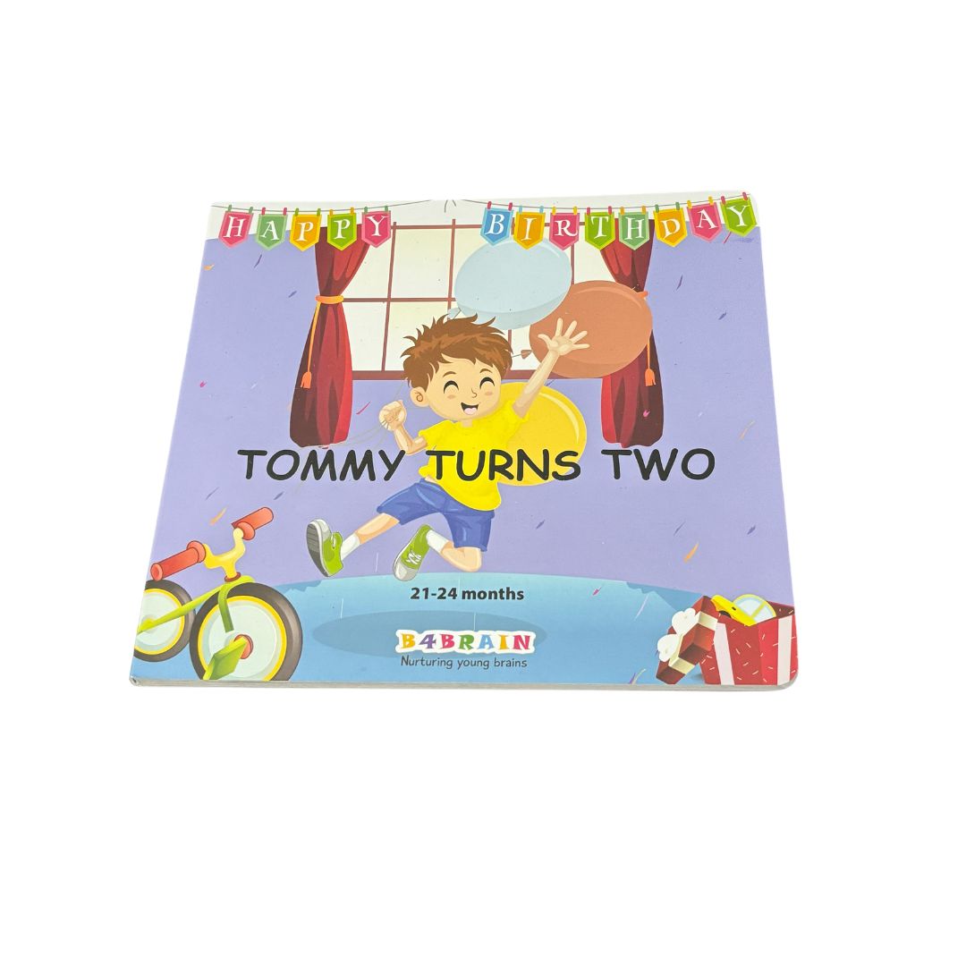 Tommy turns 2 book - B4brain