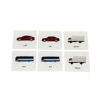 Vehicle matching cards for babies 1-2 year - B4brain
