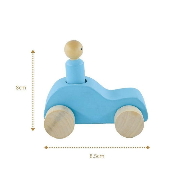 Wooden Car with Peg Doll Toy | Brain Development Toys For Babies
