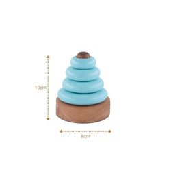 Wooden Stacker For Babies 0-1 year for brain development designed by Experts