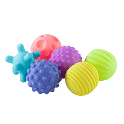 SENSORY BALLS TOYS PACK OF 6