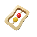 WOODEN RATTLE 0-1 YEAR - B4brain
