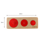 Multi-size wooden puzzle 1-2 years - B4brain