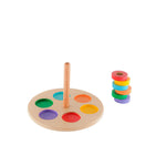 Wooden Ring Stacker 1-2 year - B4brain