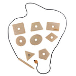 Wooden lacing shape 1-2 years - B4brain