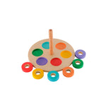 Wooden Ring Stacker 1-2 year - B4brain