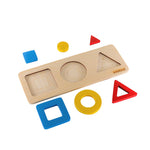 Wooden Shape Puzzle (level-2) 0-2 year - B4brain
