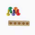 Mushroom Peg board 1-2 years - B4brain