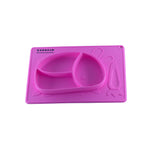 Silicone Rabbit Finger Eating Plate For Baby | Baby Self Feeding Essentials - B4brain
