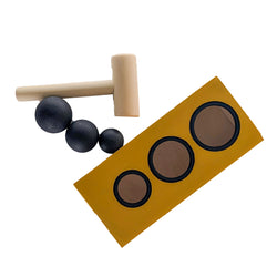 Wooden Hammer toy For babies 0-2 year for brain development designed by Experts