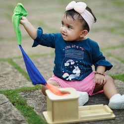 Object Permanence Box + Ball +Magic colour cloths For babies 0-1 year for brain development designed by Experts