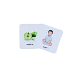 Green flash cards and Identical flash cards For 7-9 month - B4brain