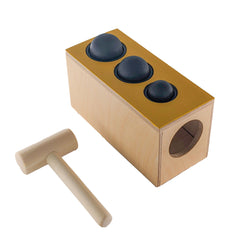 Wooden Hammer toy For babies 0-2 year for brain development designed by Experts