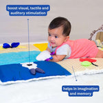 SENSORY PLAYMAT + TUMMY TIME MIRROR BABIES 0-1 YEAR